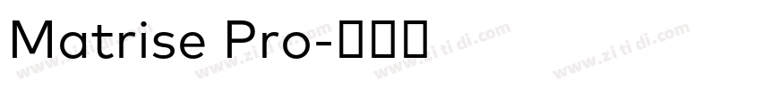 Matrise Pro字体转换